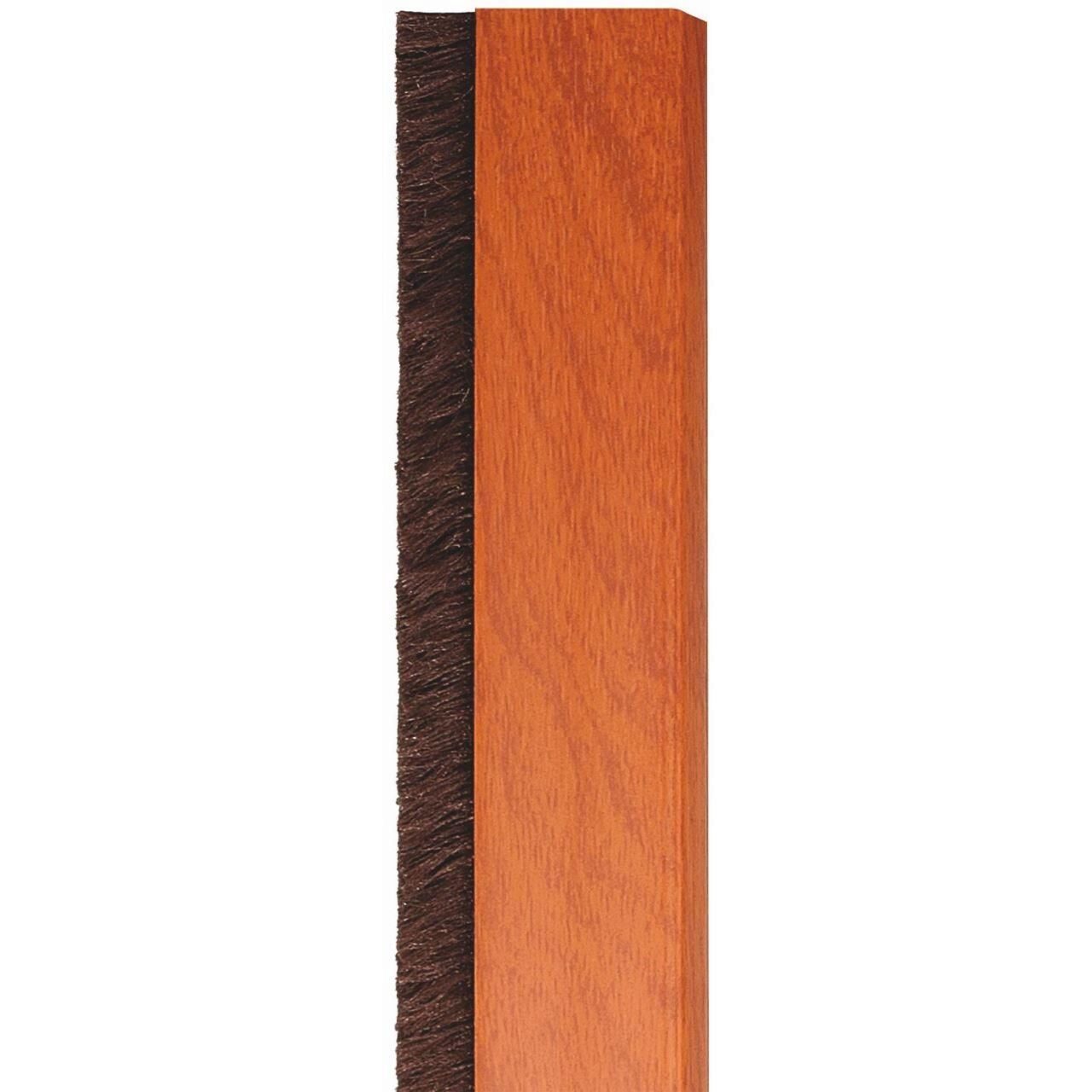 Bandă pentru ușă PDS-B-ZK ELLEN, autoadezivă, din PVC, cu perie, 1m, cireș