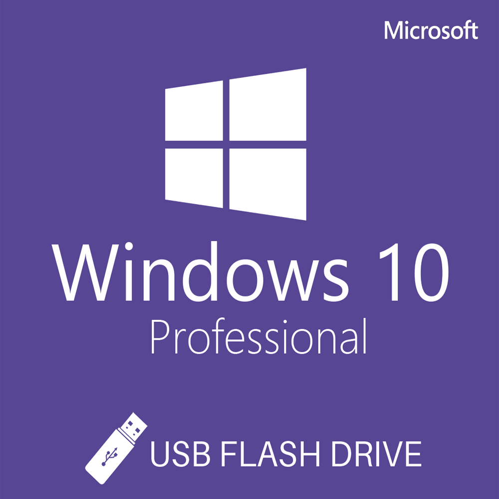 Windows 10 Pro, 32/64 bit, Multilanguage, Retail, USB 3.2 – 32GB