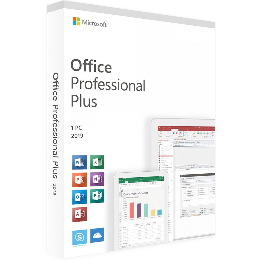 Office 2019 Professional Plus, 32/64 bit, Multilanguage, kit ISO Retail, licenta digitala
