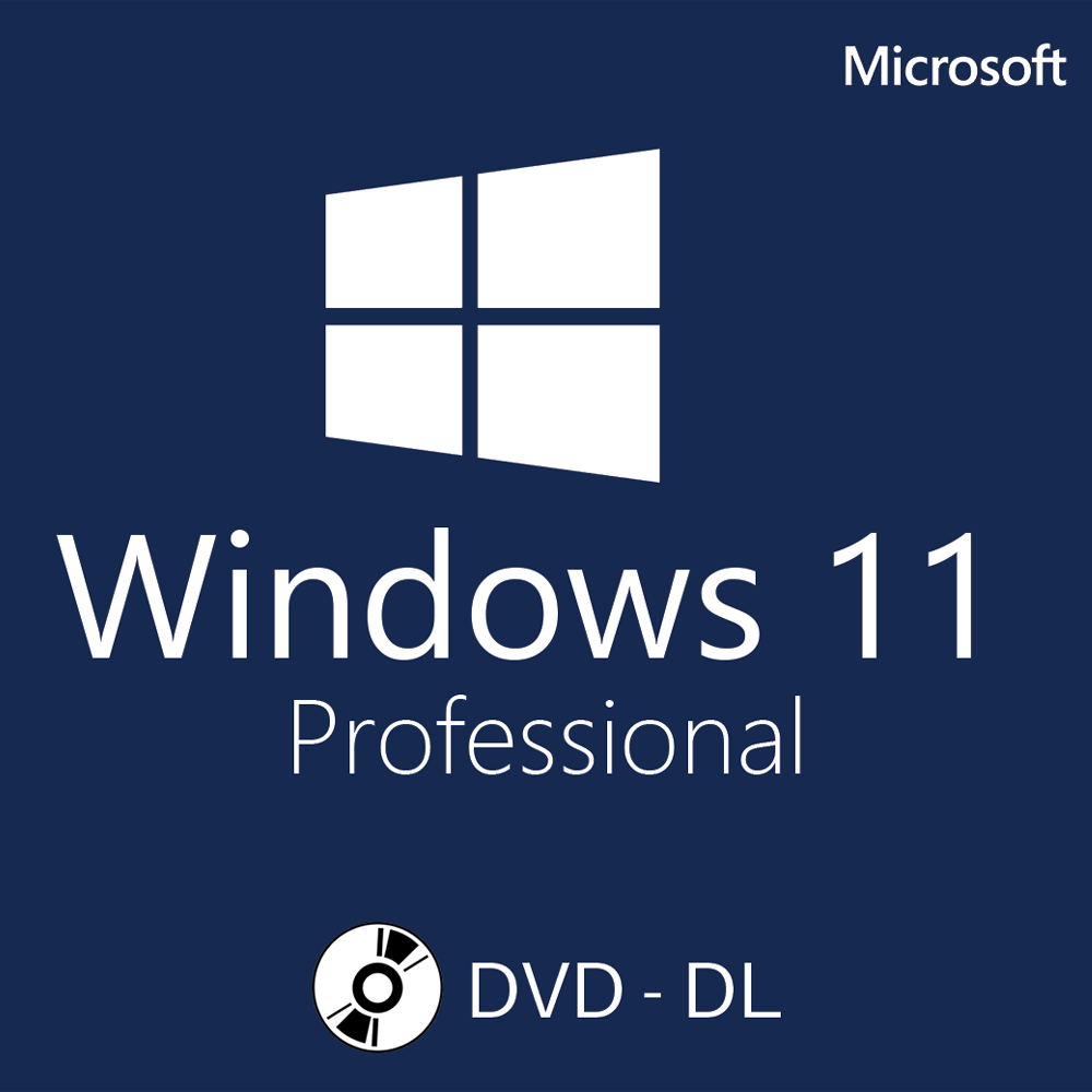 Windows 11 Pro, 64 bit, Multilanguage, OEM, DVD-DL