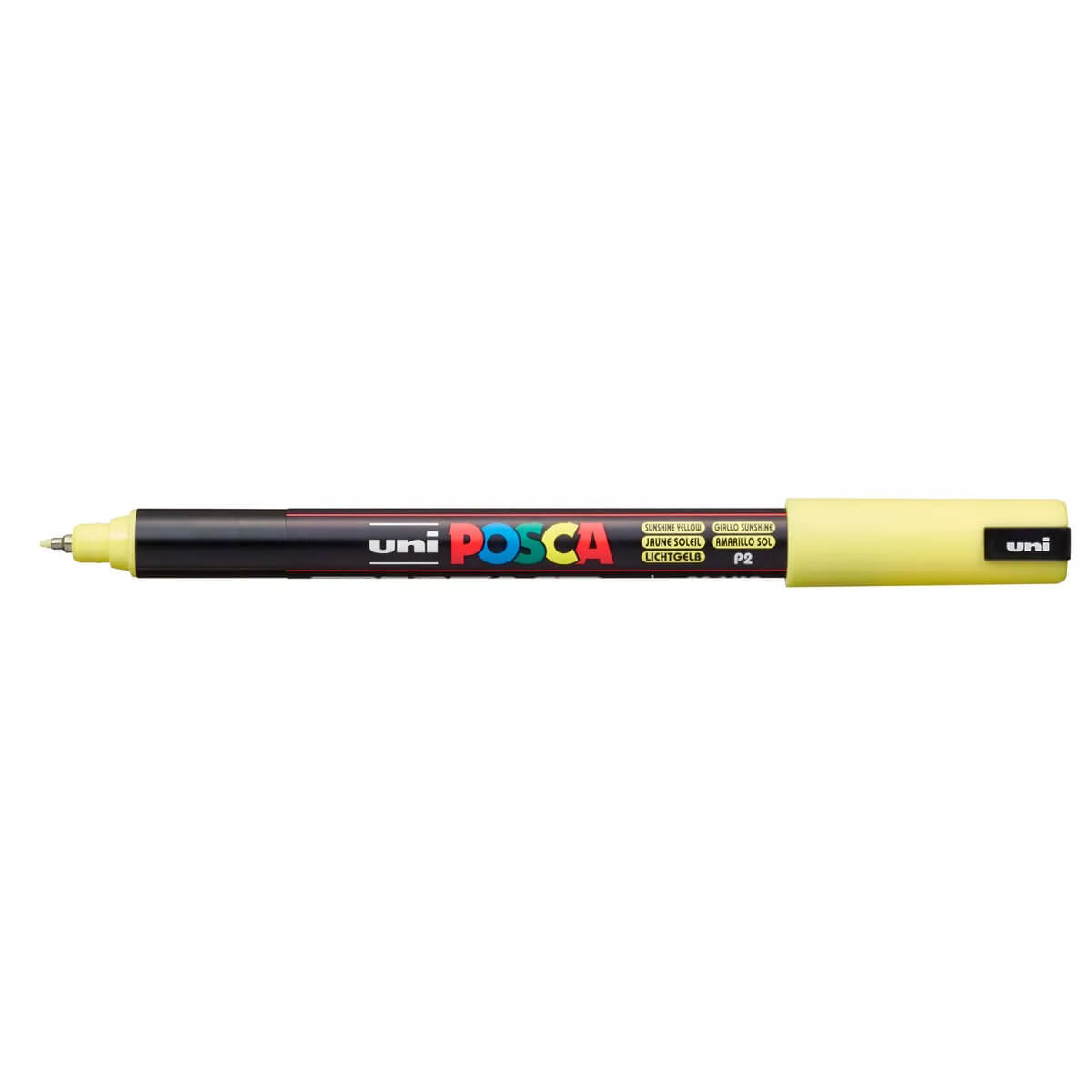 Marker UNI PC-1MR Posca 0.7mm varf fin metalic - sunshine yellow