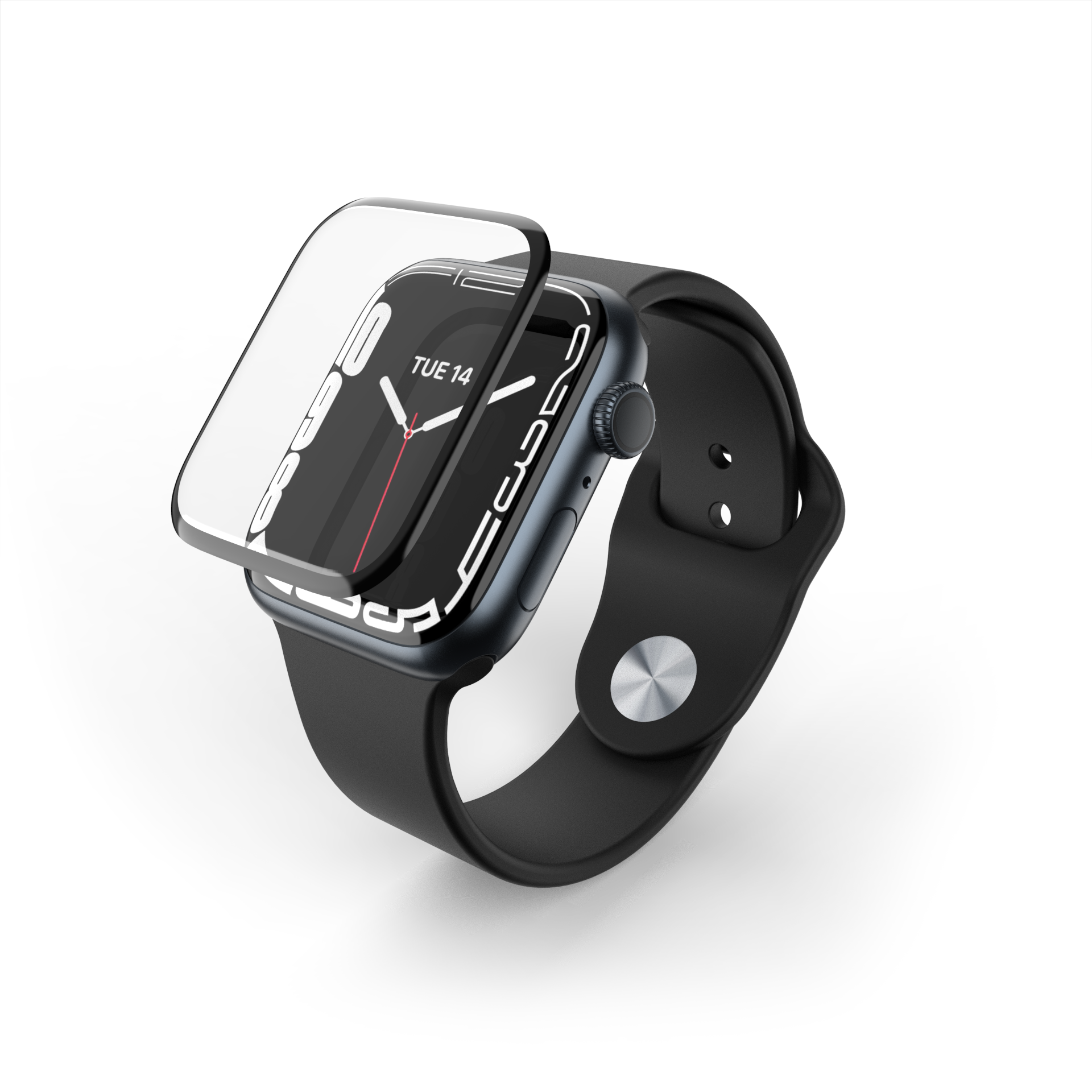 Folie de protectie 3D NEXT ONE pentru Apple Watch 41mm, Transparent