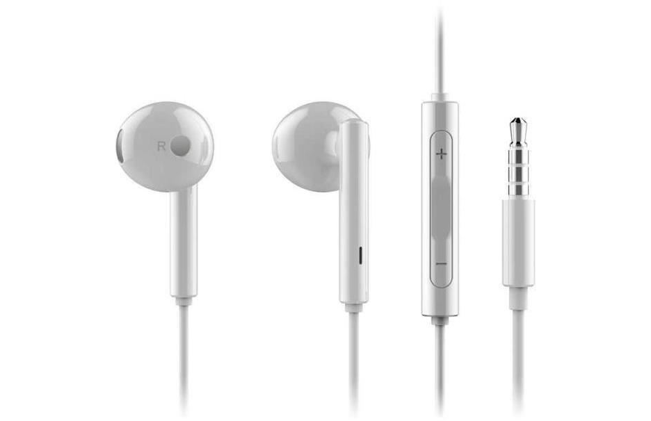 Casti Audio Am115 Pentru Huawei P8,p8 Lite, P9, P9 Lite, P10, P10 Lite, P20 Lite, 3.5mm, Microfon, Jack, Alb