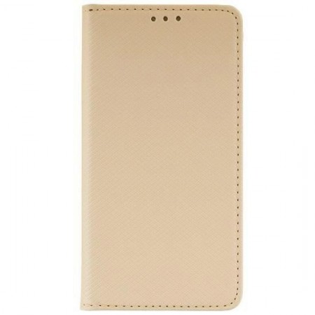 Husa Smart Book Case pentru Samsung A13 5G/ A04S cu inchidere magnetica, piele ecologica, Aurie