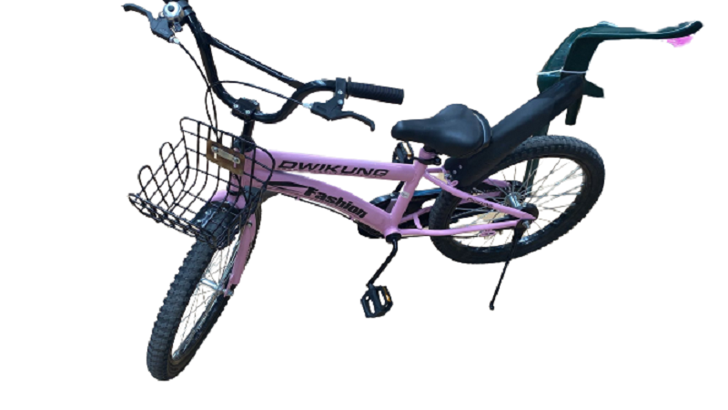 Bicicleta Go Kart Fashion 20 " pentru copii cu varsta intre 6-10 ani, aparatoare noroi, sonerie,cosulet,cric culoare mov