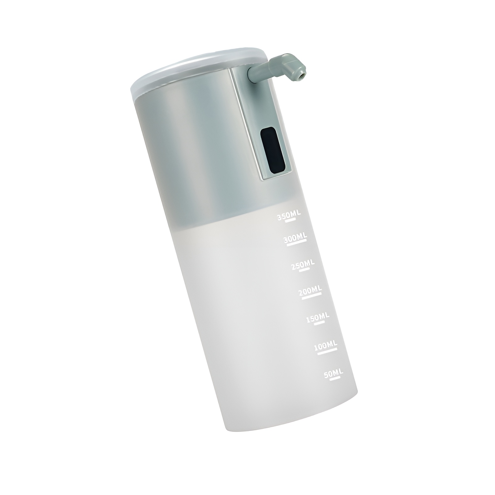 Dozator automat de sapun lichid, ZEQAS, senzor inteligent Touchless, transforma sapunul lichid in spuma, culoare gri, capacitate 350 ml