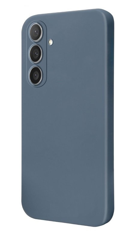 Husa din silicon X-Level compatibila cu Samsung Galaxy A14 5G, silk touch, interior din catifea, Gri