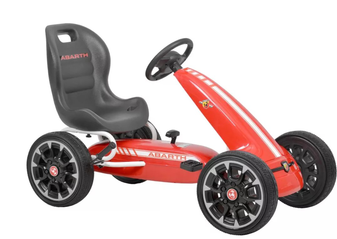 Go kart cu pedale Hecht Abarth-Red