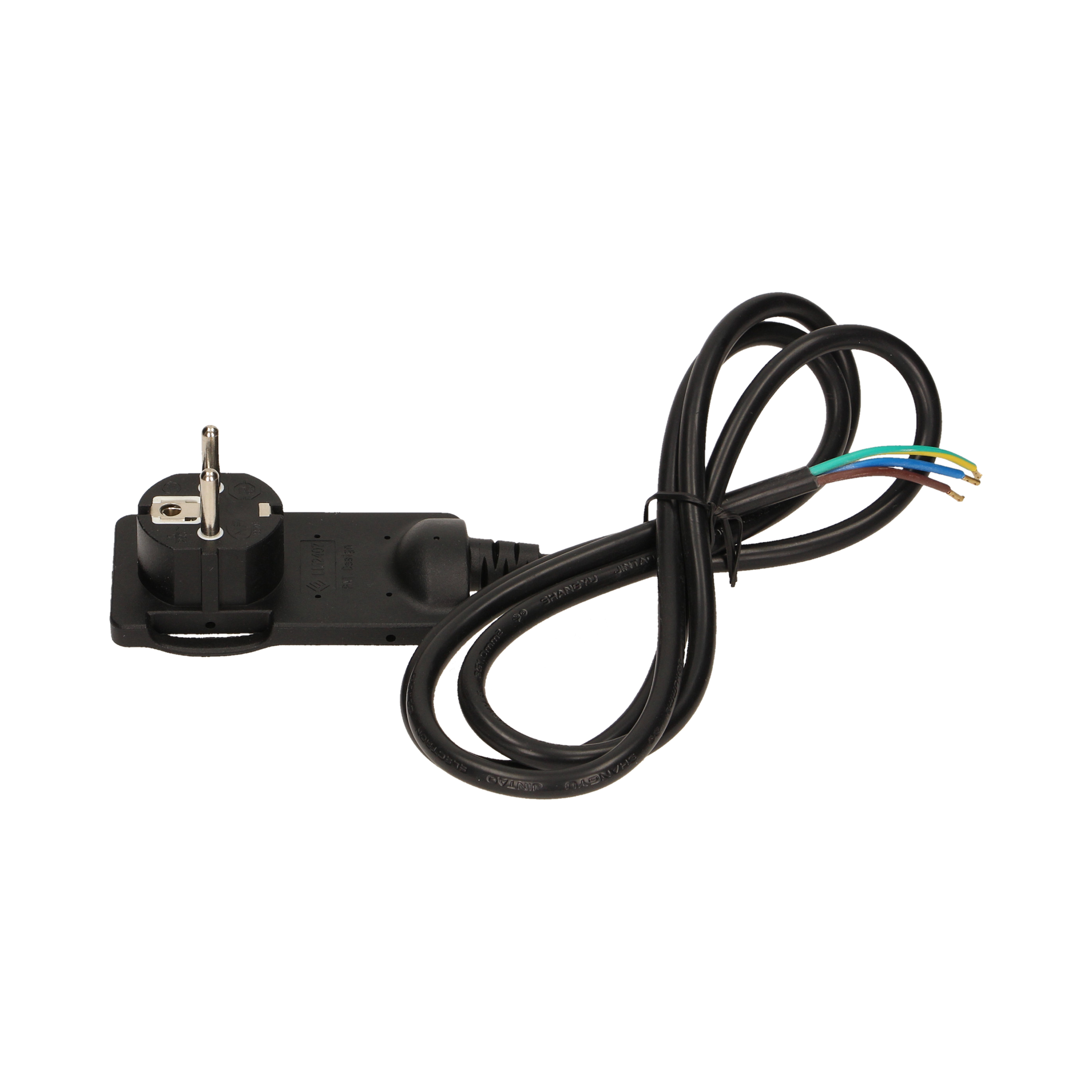 Stecher extra slim cu maner ORNO OR-AE-1312/B, 250V, cablu 1.5m, negru