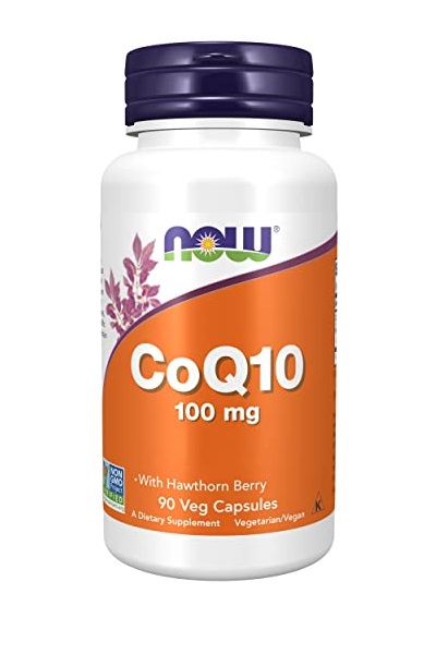 Supliment Alimentar Now Foods, CoQ10 (Coenzima Q10), 100 mg, cu paducel, 90 de tablete vegane, testat in laborator, fara gluten, fara soia, vegetarian, fara OMG