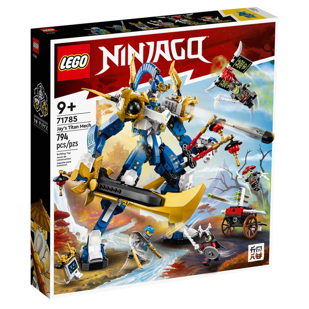 Set de construit LEGO® Ninjago, Robotul Titan al lui Jay, 794 piese