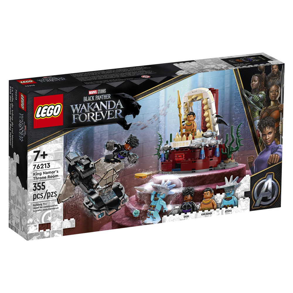 Set de construit LEGO® Marvel Super Heroes, Tronul regelui Namor, 355 piese