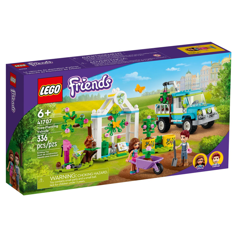 Set de construit LEGO® Friends, Masina de plantat copaci, 336 piese