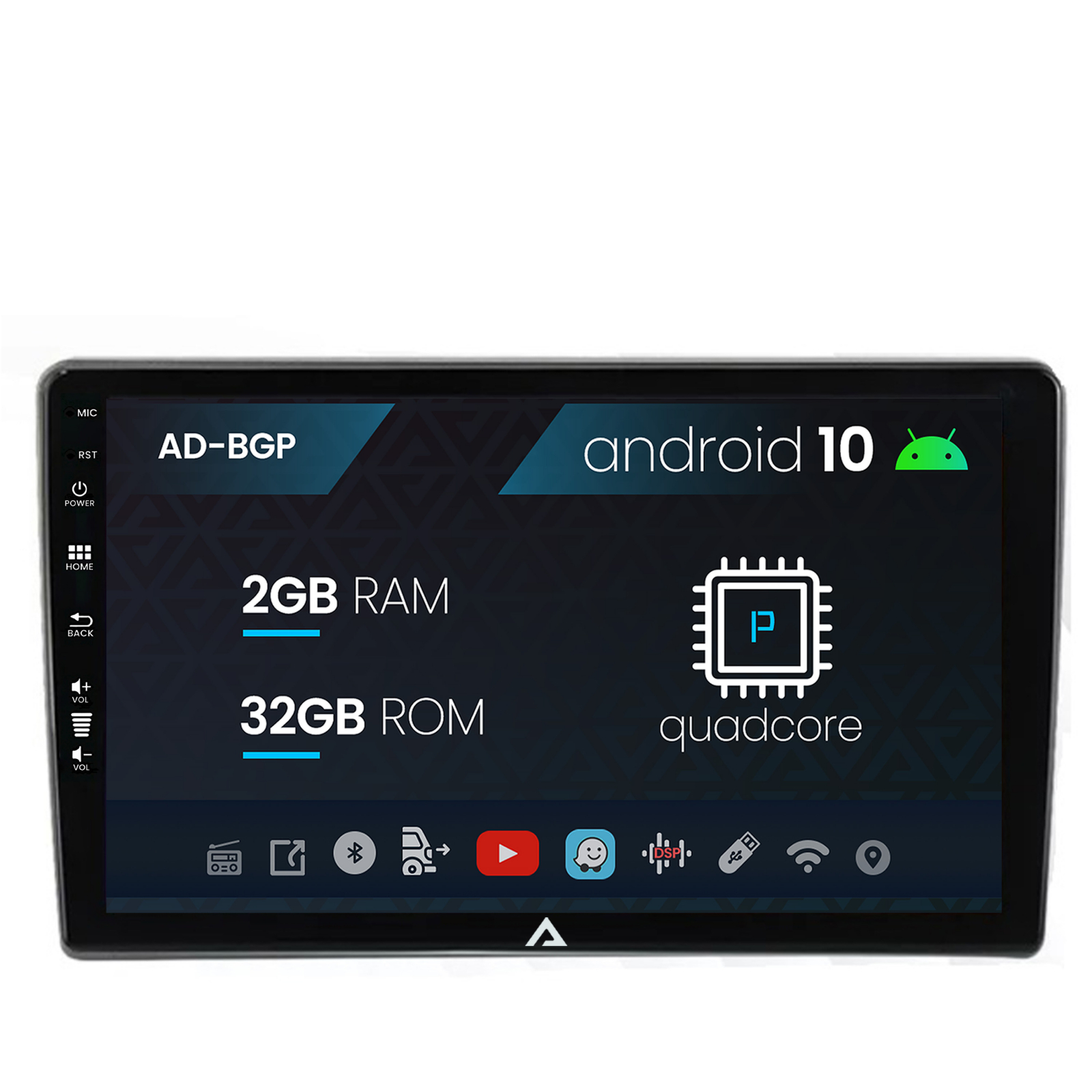 Navigatie Citroen Berlingo (2008-2019), Android 10, P-Quadcore / 2GB RAM + 32GB ROM, 9 Inch - AD-BGP9002+AD-BGR001UNI