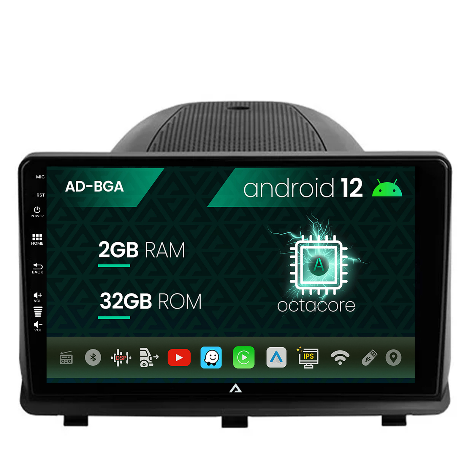 Navigatie Opel Antara (2006-2015), Android 12, A-Octacore / 2GB RAM + 32GB ROM, 9 Inch - AD-BGA9002+AD-BGRKIT386