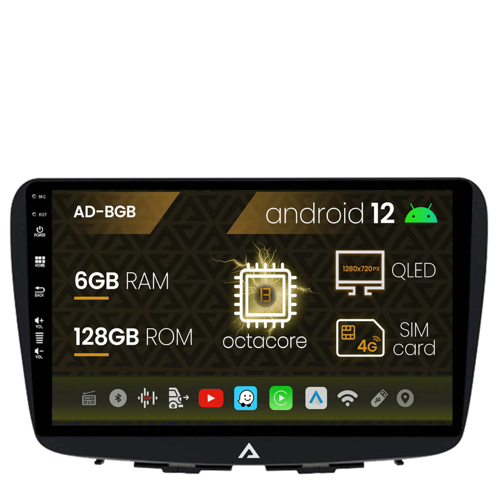 Navigatie Suzuki Baleno, Android 12, B-Octacore / 6GB RAM + 128GB ROM, 9 Inch - AD-BGB9006+AD-BGRKIT310