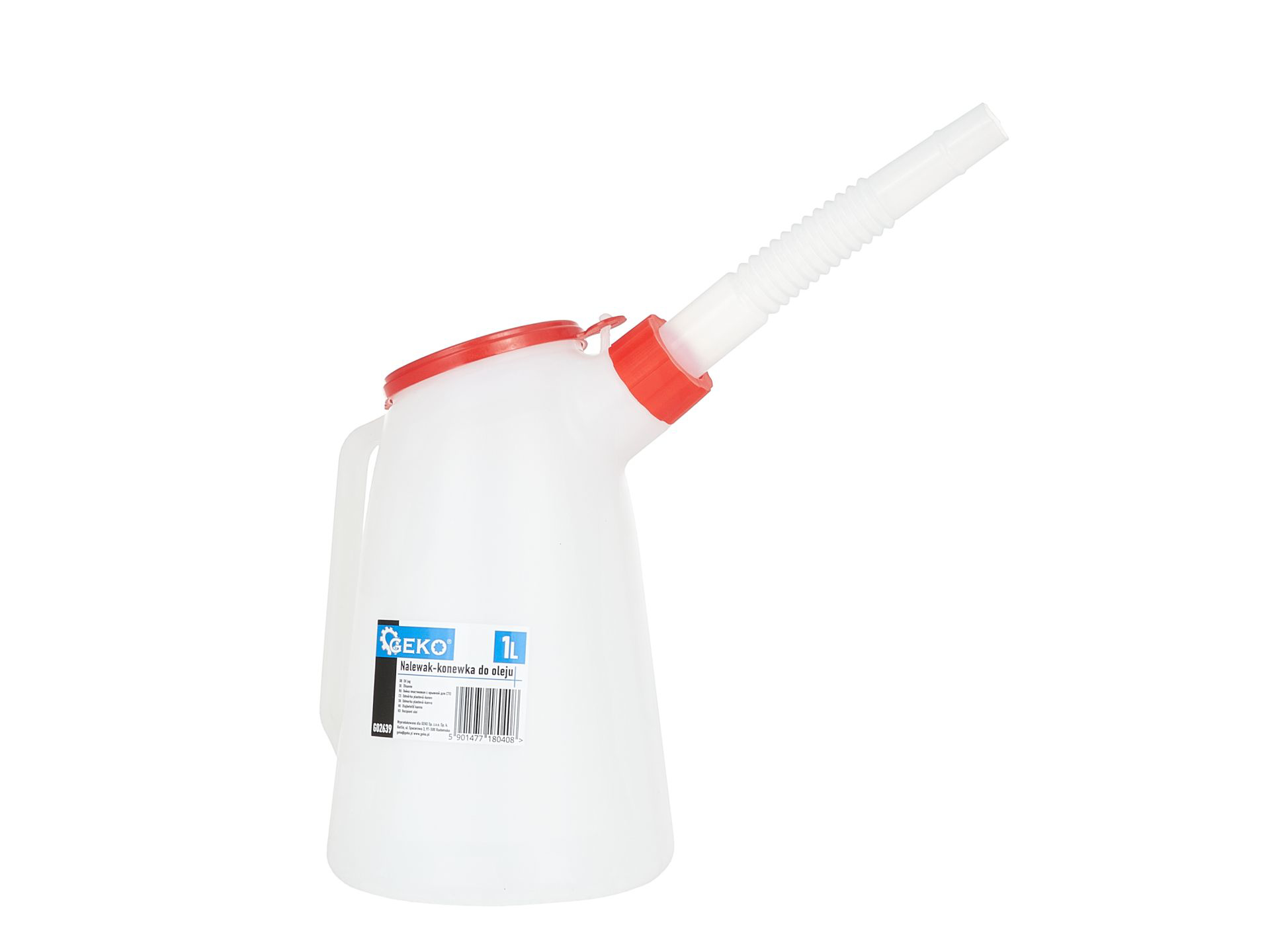 Canistra de plastic pentru amestec ulei si benzina, 1 l, Geko G02639