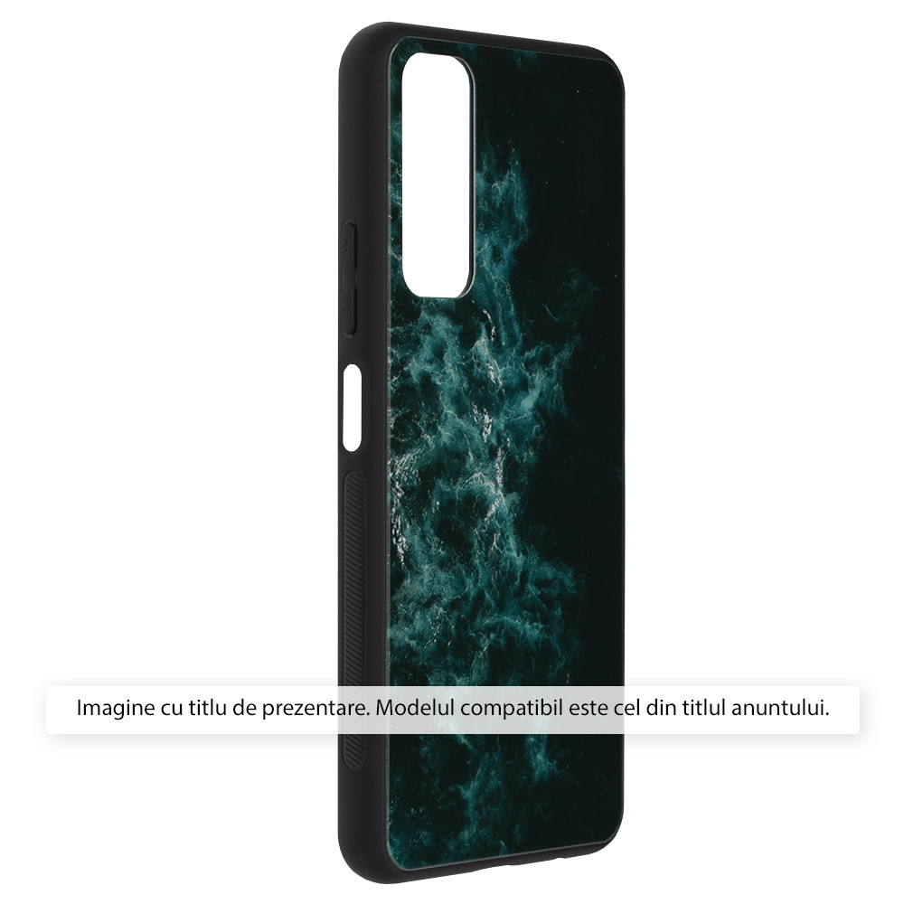 Husa de protectie Techsuit Glaze Series compatibil cu iPhone 15 - Blue Nebula