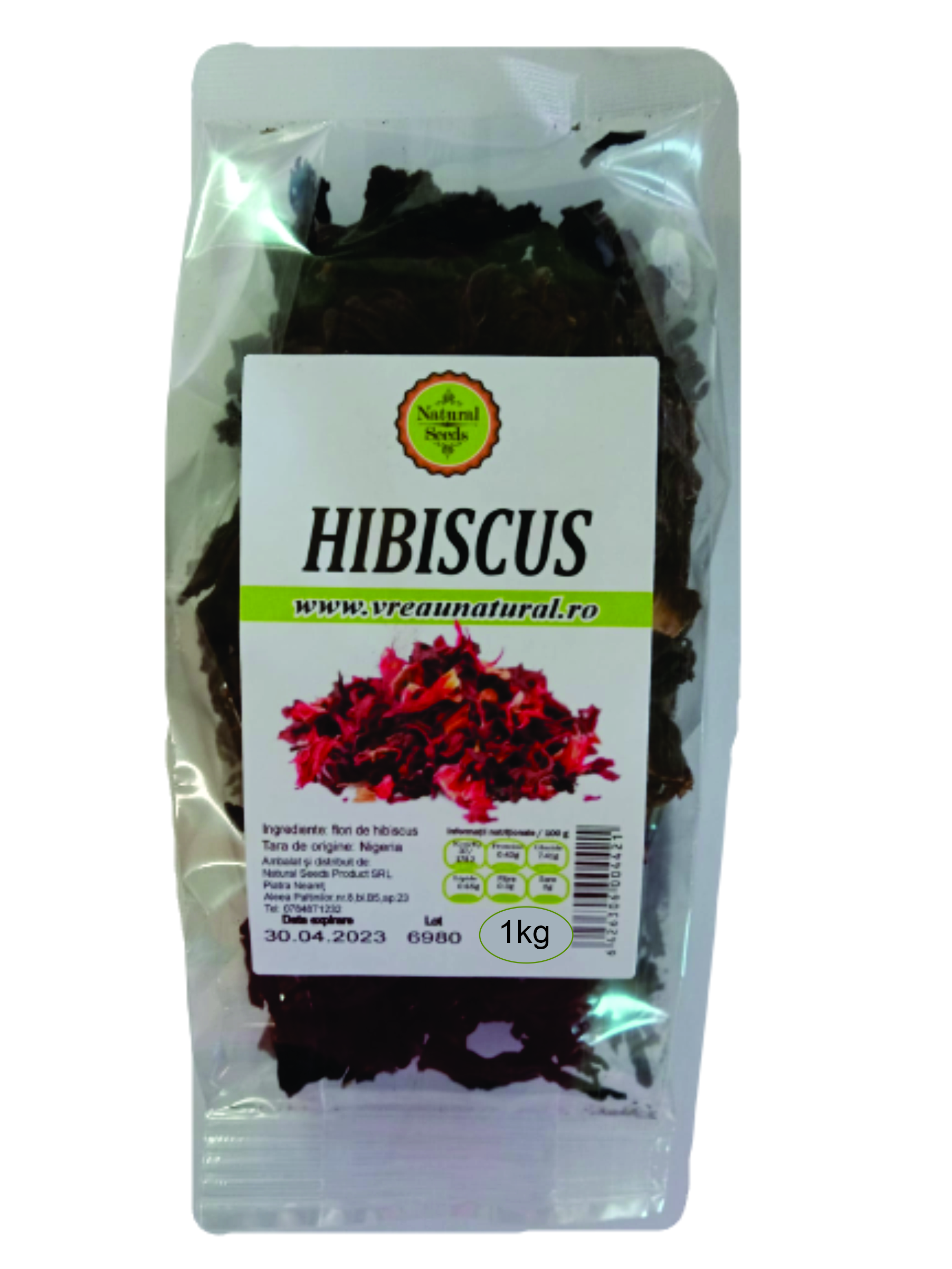 Hibiscus flori maruntite, Natural Seeds Product, 1Kg