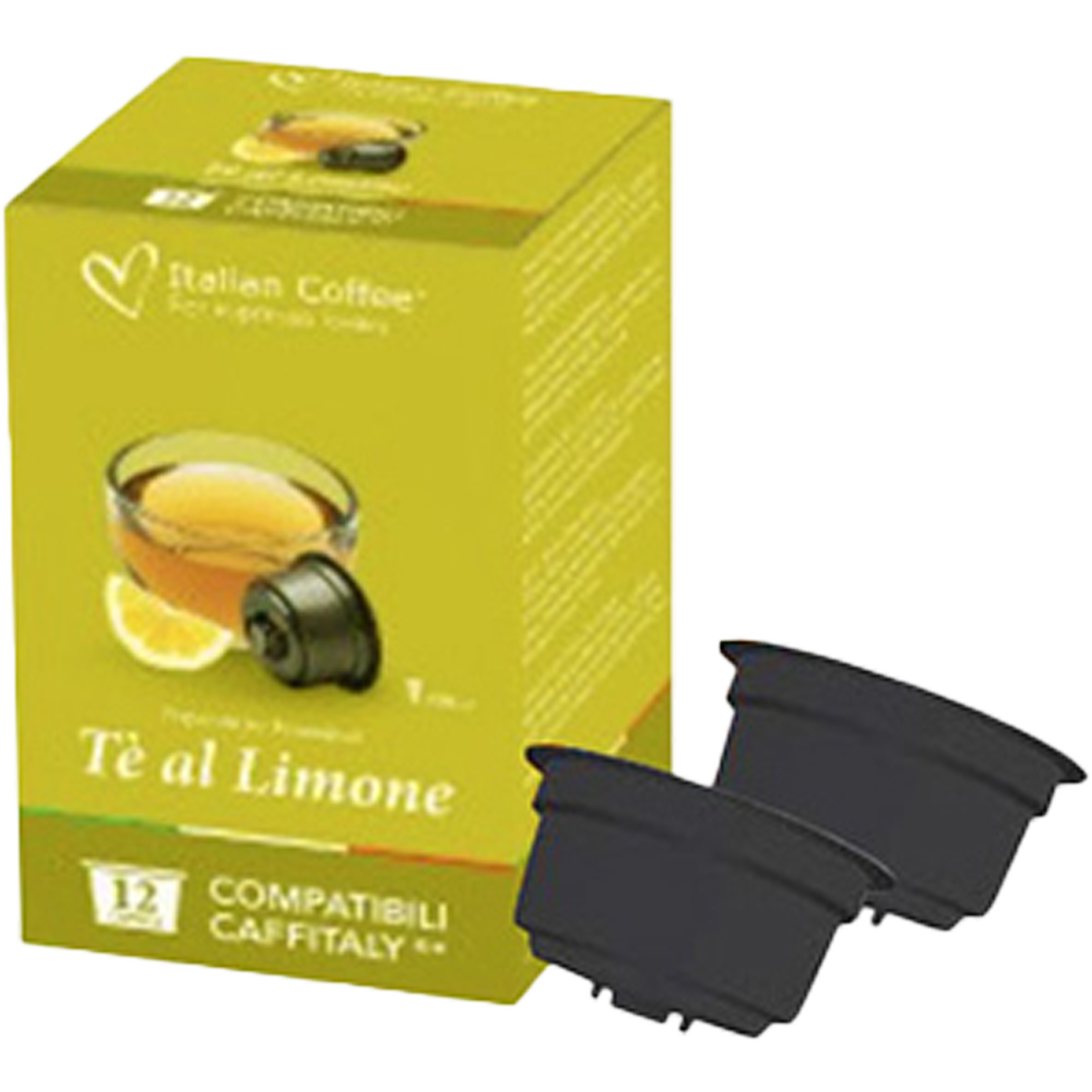 Ceai de Lamaie, 72 capsule compatibile Cafissimo/Caffitaly/Beanz, Italian Coffee