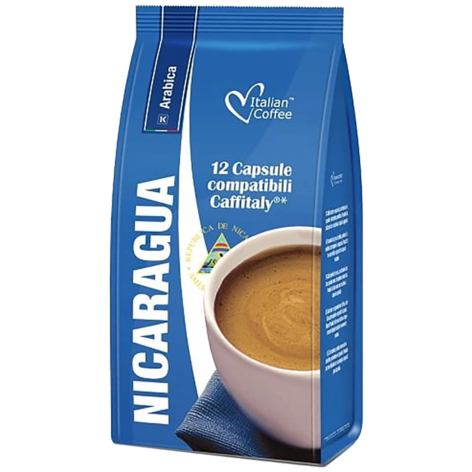 Cafea Nicaragua, 96 capsule compatibile Cafissimo/Caffitaly/Beanz, Italian Coffee