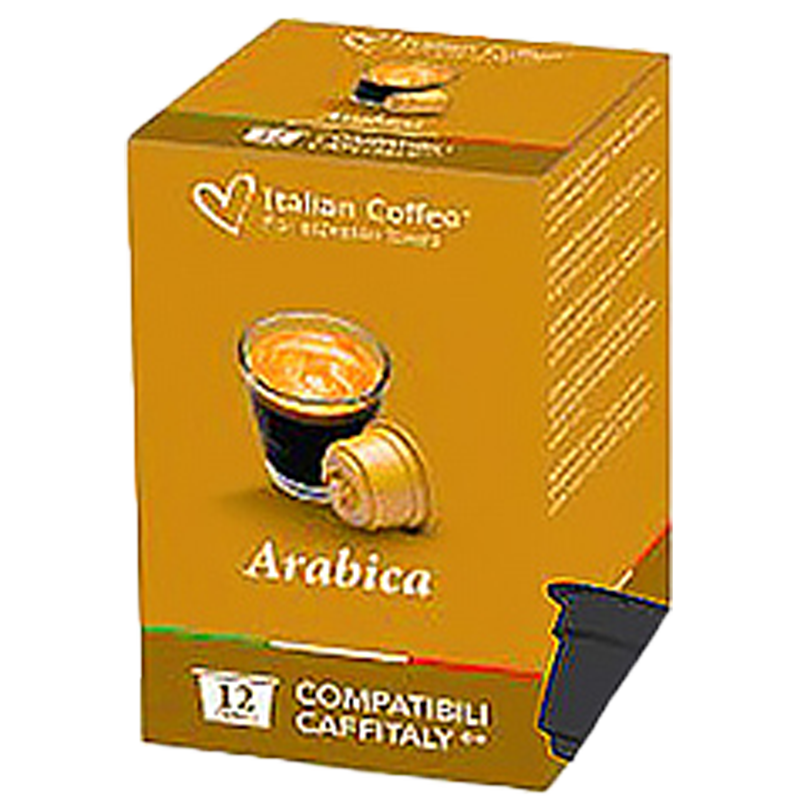 Cafea 100% Arabica, 72 capsule compatibile Cafissimo/Caffitaly/Beanz, Italian Coffee