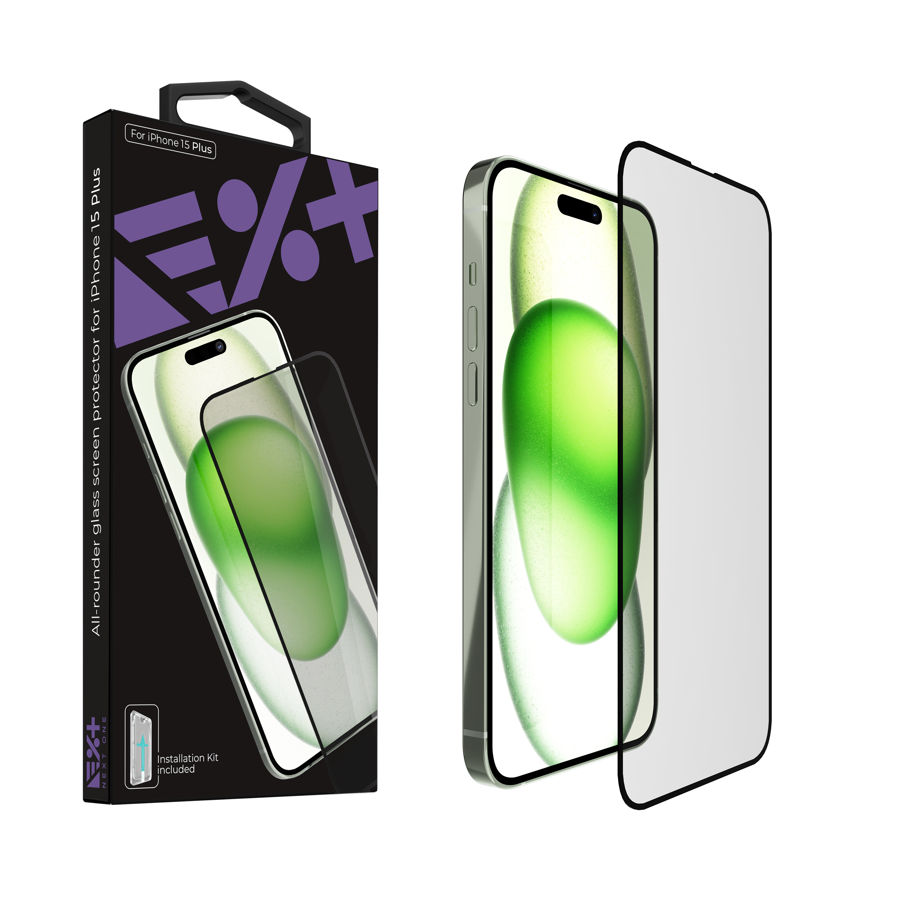 Folie de protectie din sticla NEXT ONE pentru iPhone 15 Plus (2023)