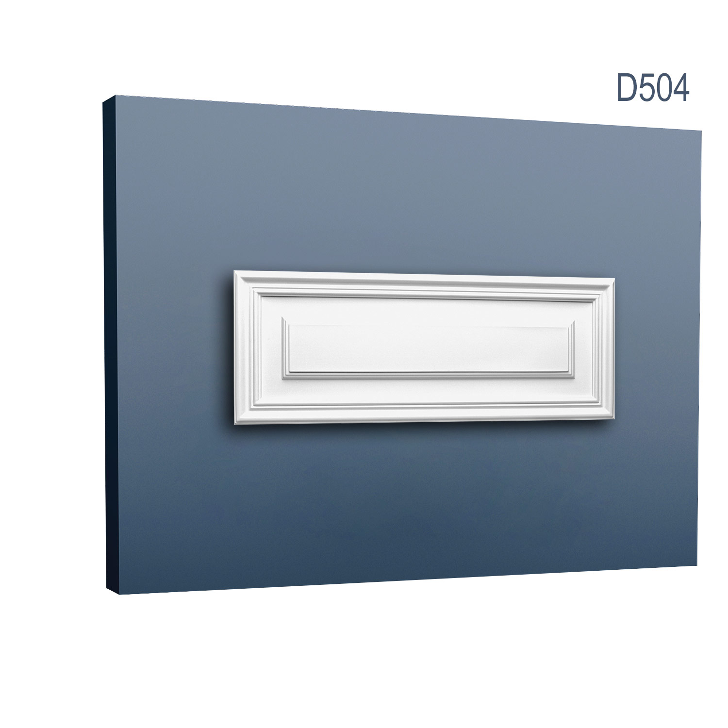 Panou 3D decorativ D504 / Lambriu pentru perete / usa, stil modern, ornamental, Belgia, vopsibil, din duropolimer, L 55 x H 1,7 x L 22 cm