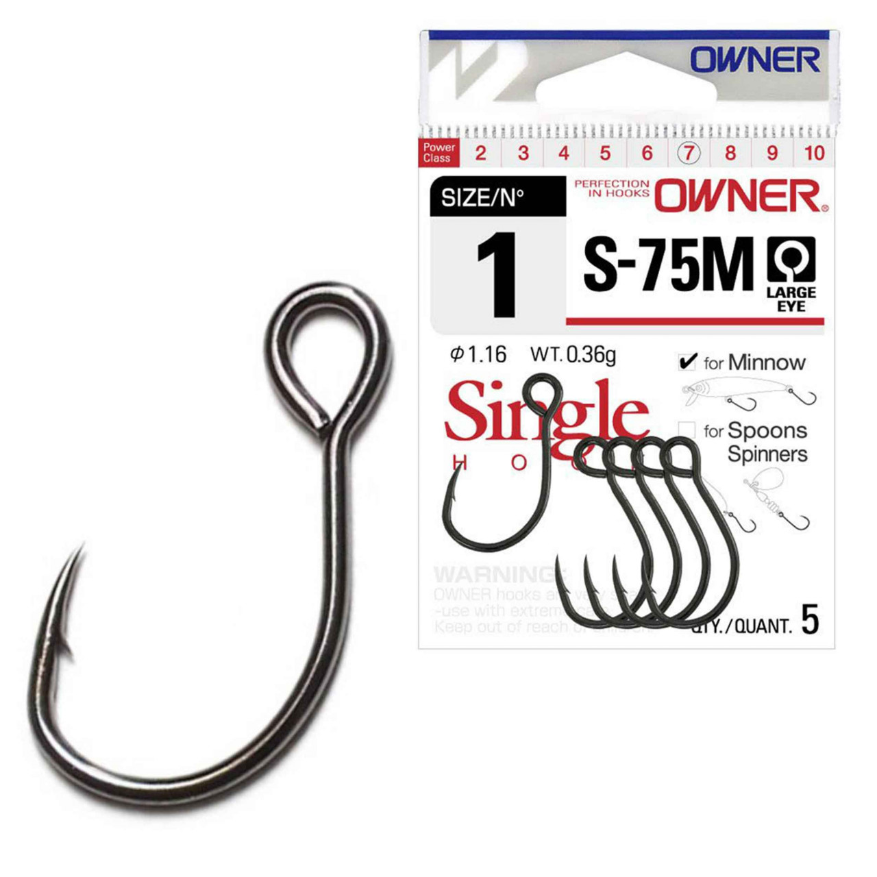 Carlig MMT Owner S-75M No.1/0 Minnow
