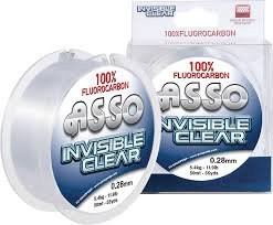 Fir MMT Asso Fluorocarbon 0.15mm 1.70kg 50m Invisible Clear