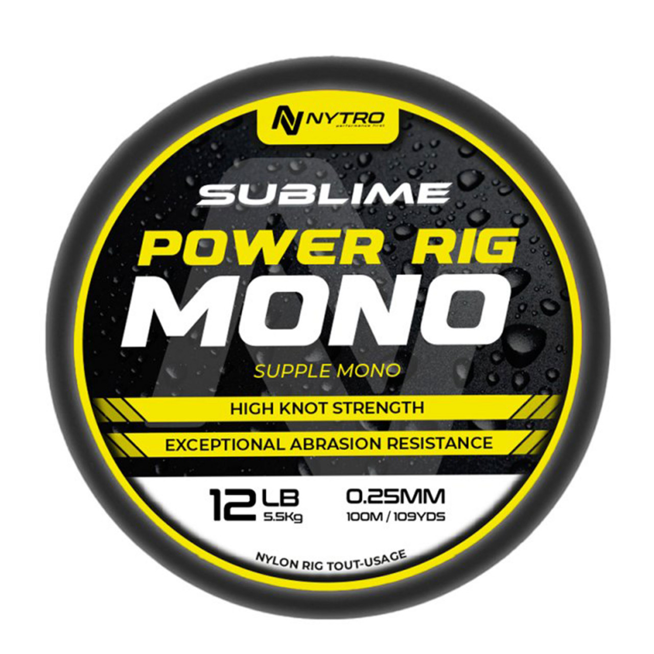 Fir Monofilament MMT Nytro 100m Sublime Power Rig Mono Diametru fir: 0.09mm, Dimensiune rola: 100m, Rezistenta la nod: 0.8kg