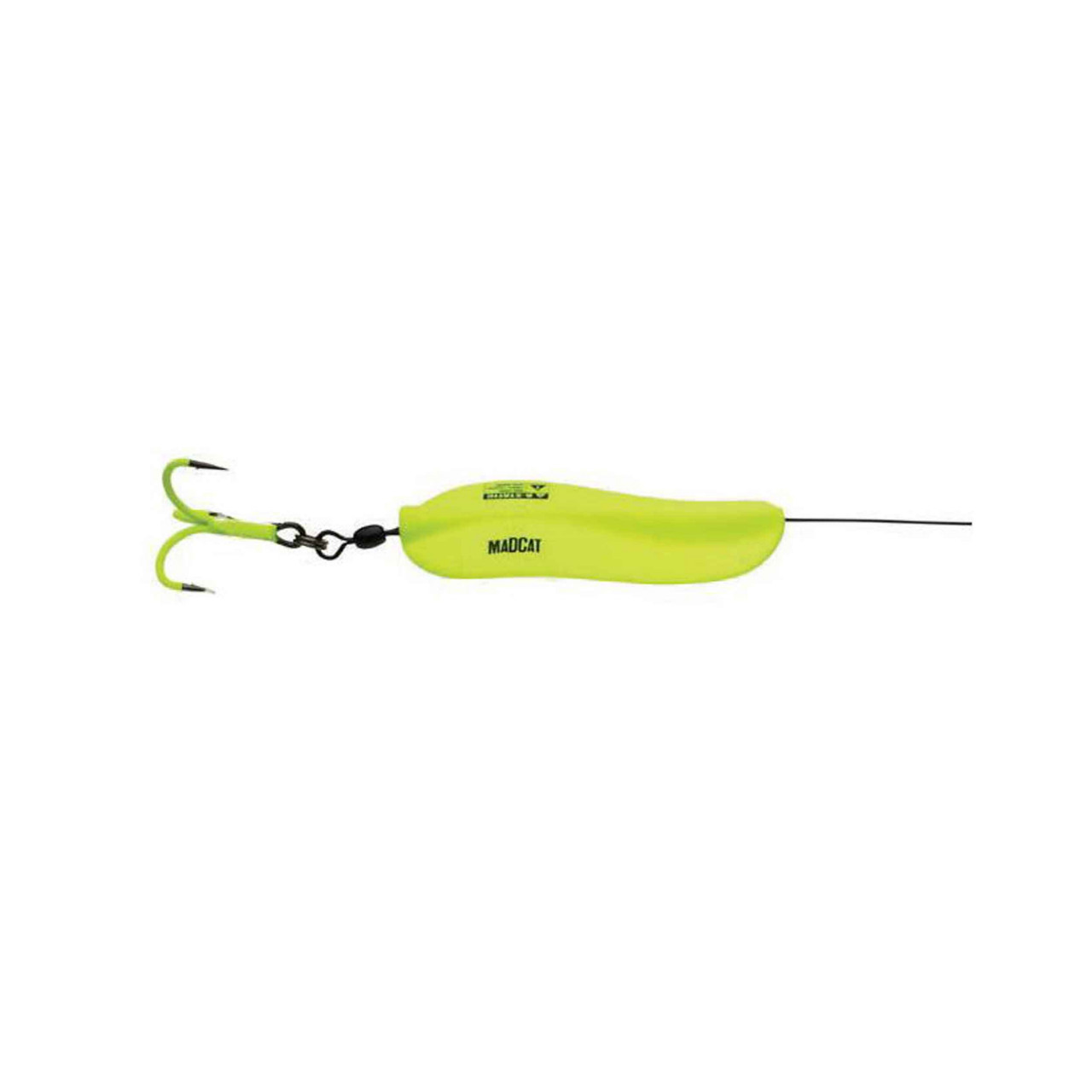 MMT Madcat A-Static Rattlin Inline Spoons 125gr Fluo Yellow UV