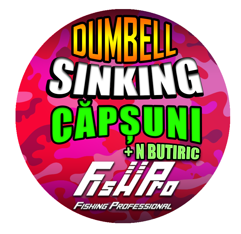 Dumbell FHP FishPro Sinking Capsuni -N Butiric 40G