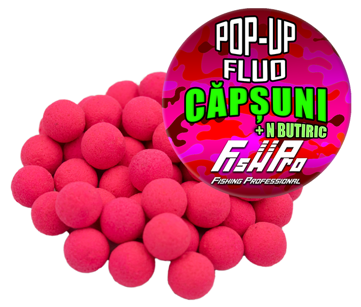 Pop-Up FHP FishPro 12Mm Pink Capsuni 40G