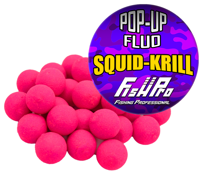 Pop-Up FHP FishPro 15Mm Pink Squid-Krill 40G