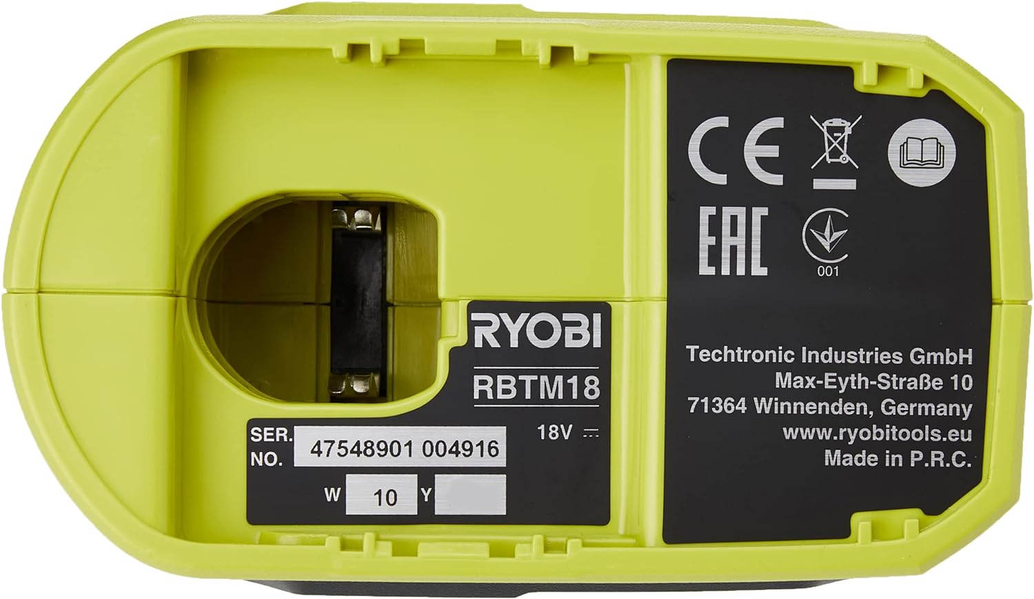 Mini difuzor Bluetooth® fără fir ONE+™ de 18V, Ryobi, RBTM18-0