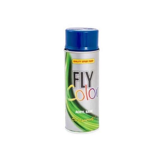 Vopsea spray decorativa FLY COLOR, RAL 5010 albastru gentian, 400ml