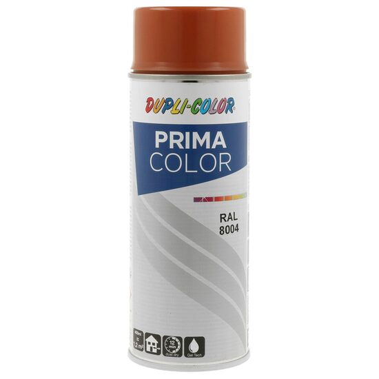 Vopsea spray acrilica DUPLI-COLOR PRIMA COLOR RAL8004 maro cupru, 400ml