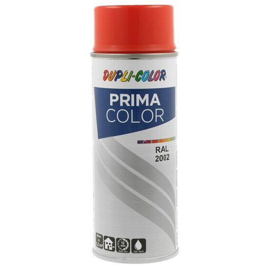 Vopsea spray acrilica DUPLI-COLOR PRIMA COLOR RAL2002 portocaliu lucios, 400ml