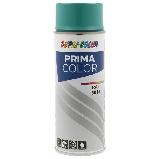 Vopsea spray acrilica DUPLI-COLOR PRIMA COLOR RAL5018 albastru turcoaz, 400ml