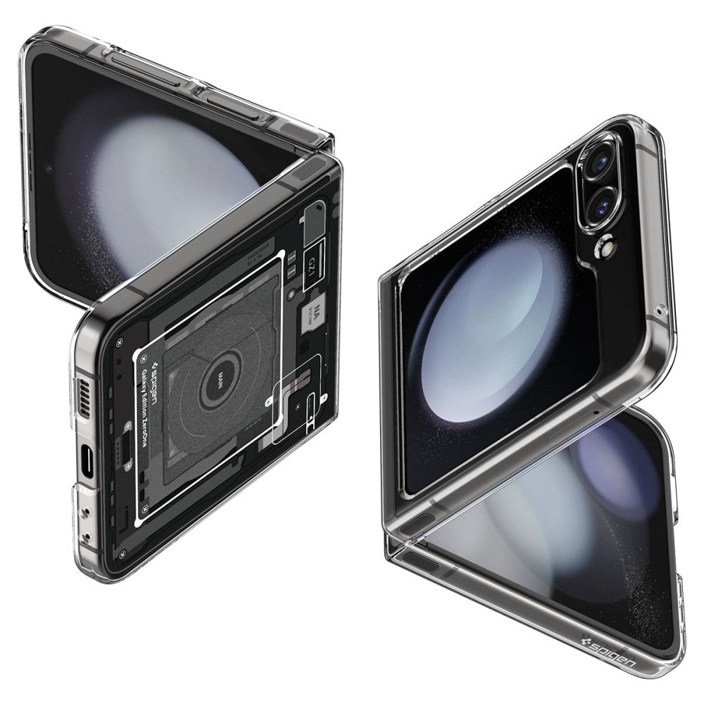 Husa de protectie telefon Air Skin compatibila cu Samsung Galaxy Z Flip5, Negru - ES02222