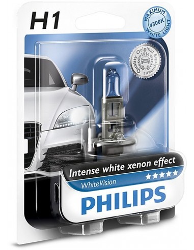 Bec auto Philips H1 WhiteVision 12V 55W