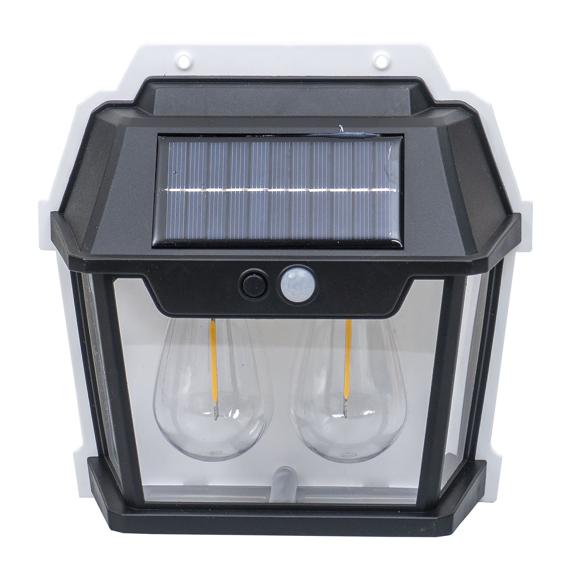 Lampa solara de perete, cu 2 becuri LED, putere 28W, senzor de miscare, 3 moduri de lumina / ZTS 8196