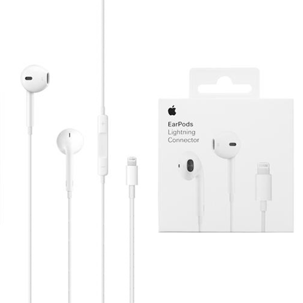 Casti Audio Apple Original Wired Earphones (MMTN2ZM/A) Lightning, In-Ear - Alb