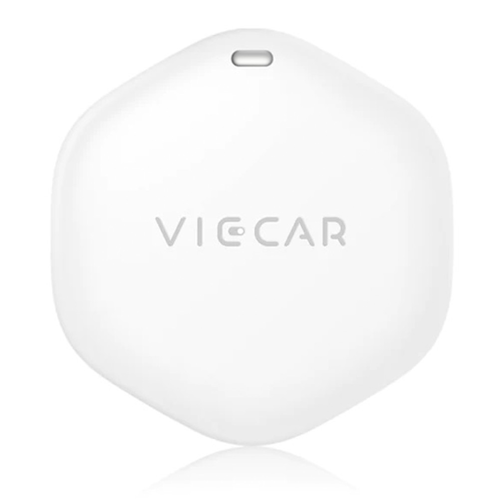 Set Dispozitiv Anti-pierdere Viecar DW01 GPS Tracker, Bluetooth, Smart Tag cu alarma, compatibil cu iOS Find My, localizare in timp real, pentru copii, animale, auto, chei, bagaje, Alb