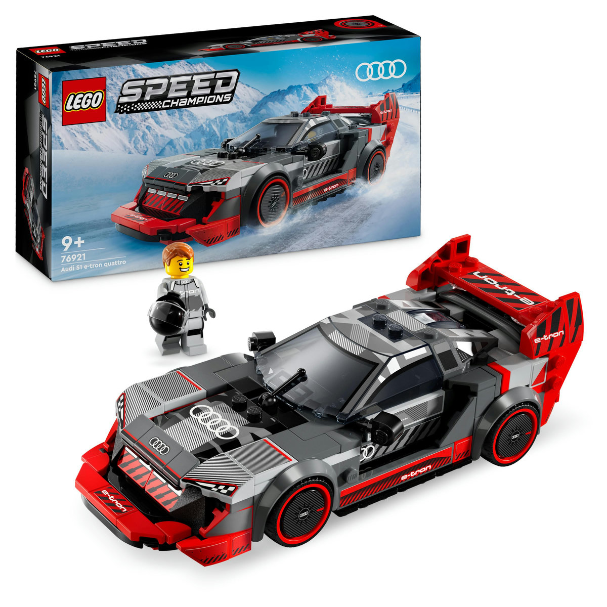 LEGO® Speed Champions - Masina de curse Audi S1 E-Tron Quattro 76921, 274 piese