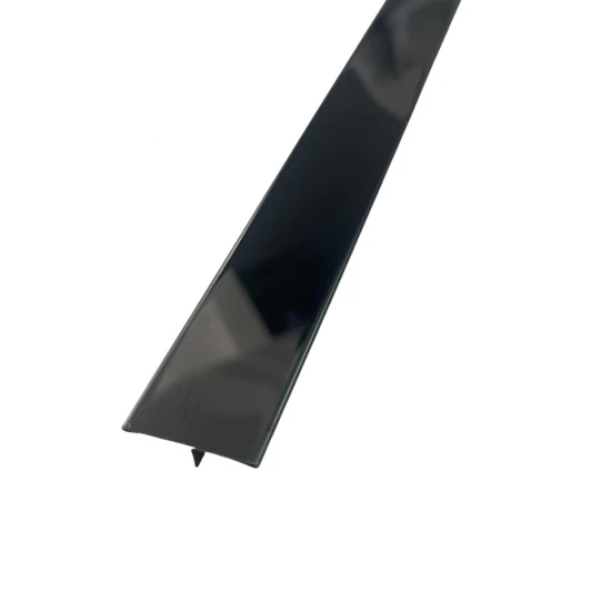 Profil T de trecere gresie parchet inox negru oglindă 30mm x 2700mm x 9mm